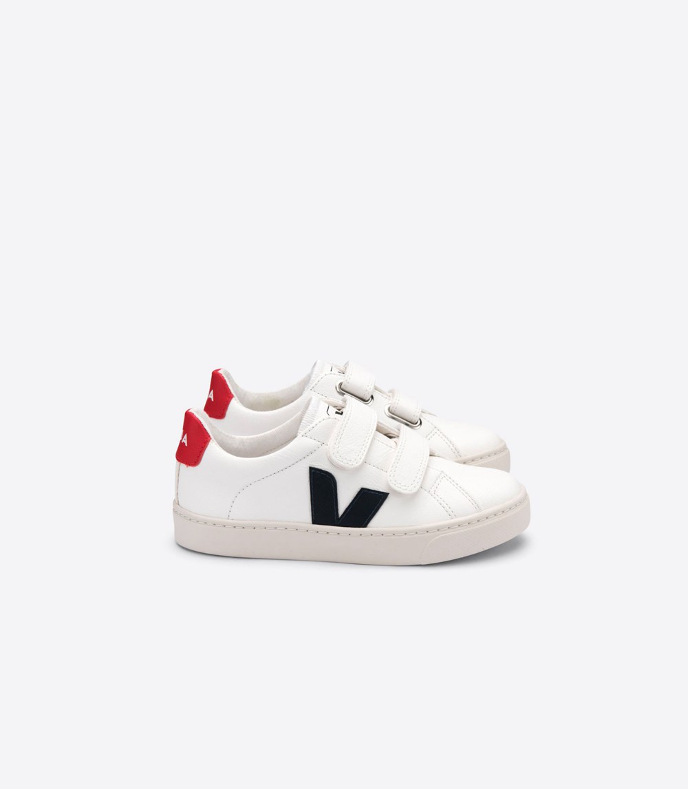 Veja Sneakers Kids - Esplar Velcro Chromefree - White - 3614RFSMV